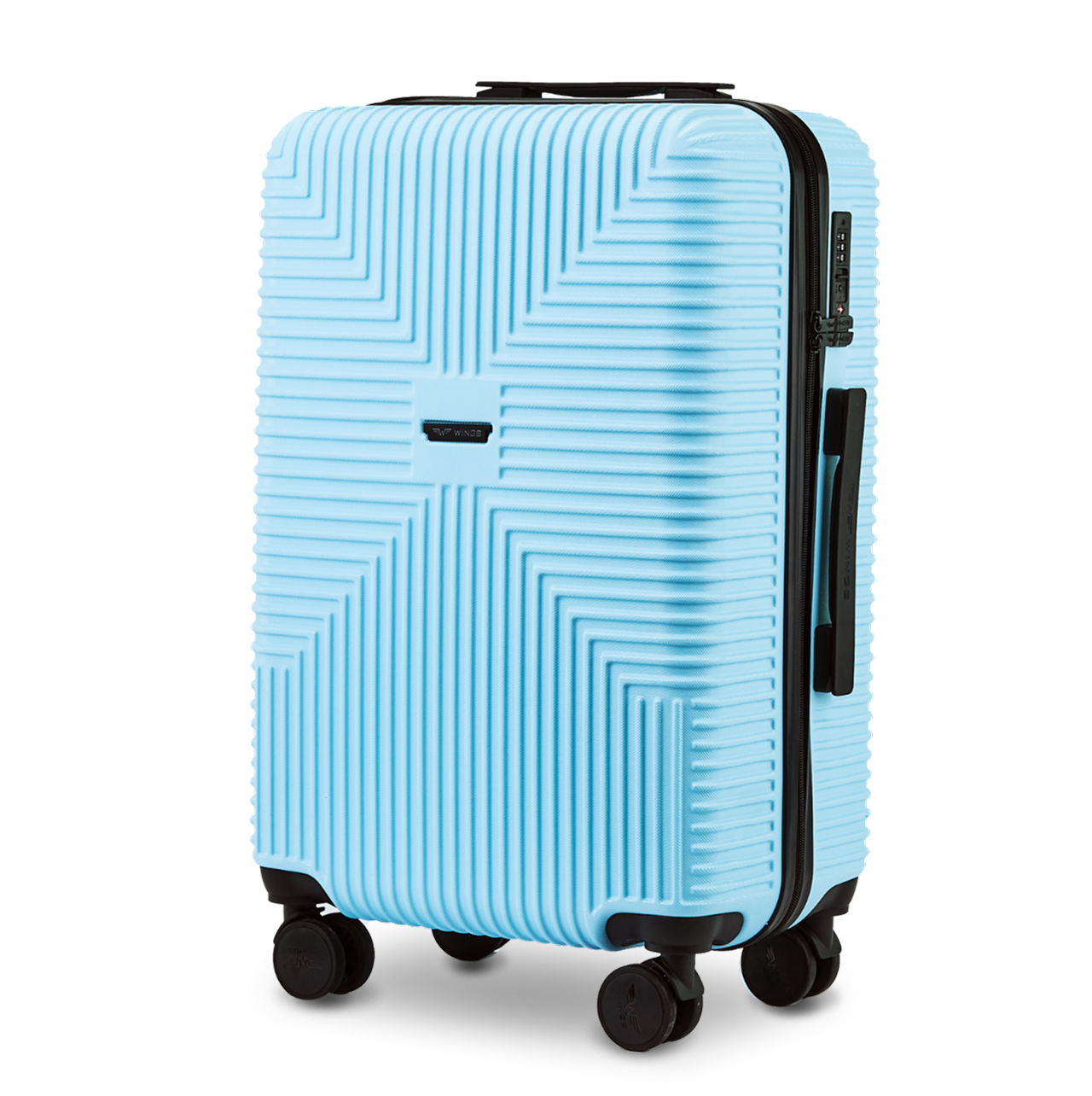Walizka średnia WINGS PC ECO JACKDAW 24" LIGHT BLUE JACKDAW COLLECTION