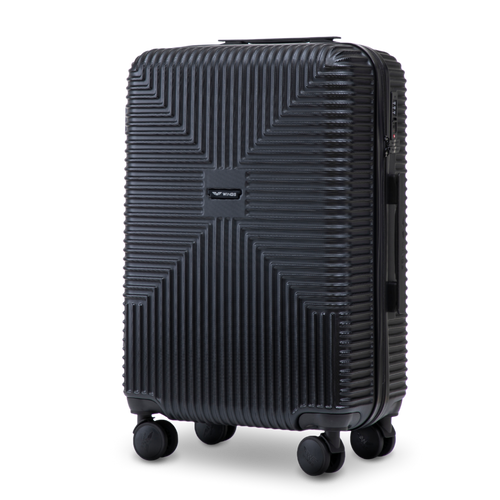 Stredná cestovná kufor WINGS PC ECO JACKDAW 24" BLACK
