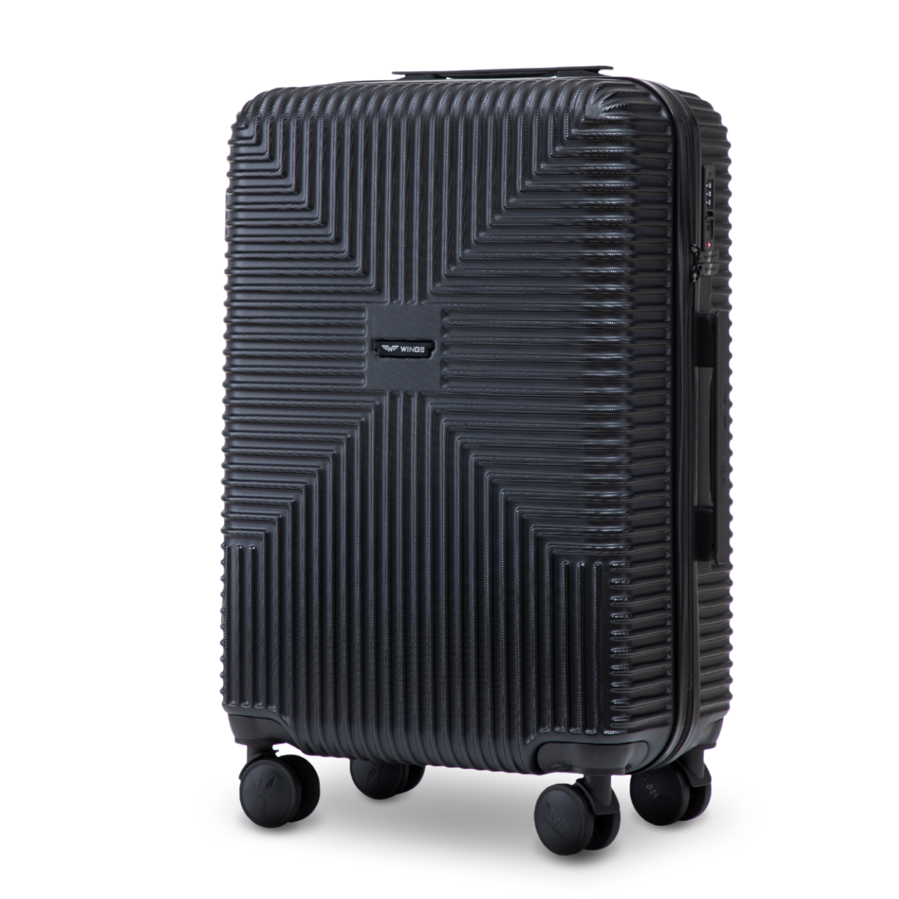 Walizka średnia WINGS PC ECO JACKDAW 24" BLACK JACKDAW COLLECTION