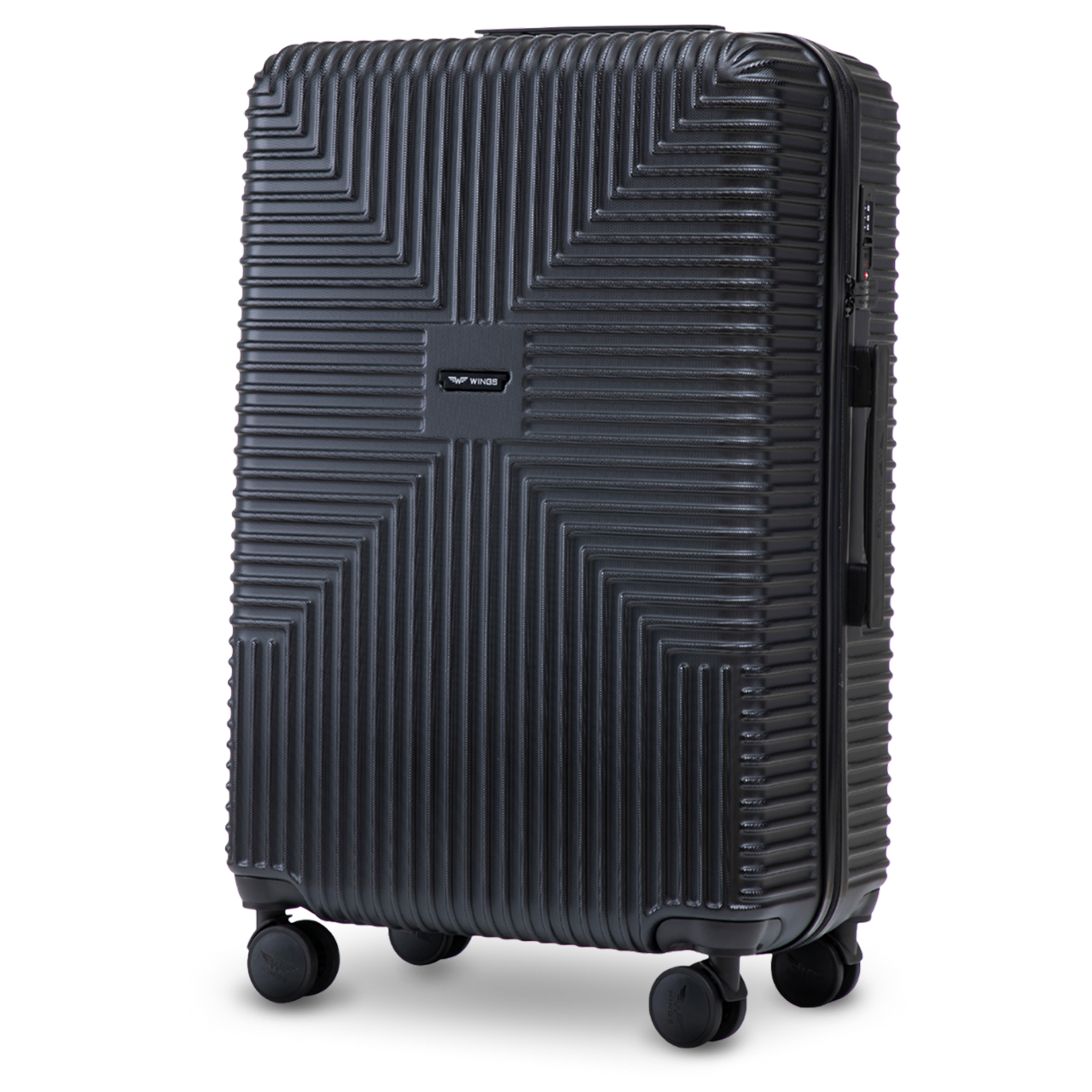 Large suitcase WINGS PC ECO JACKDAW 28" BLACK