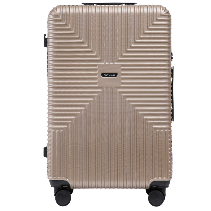 Juego de 3 maletas WINGS PC ECO CHAMPAGNE