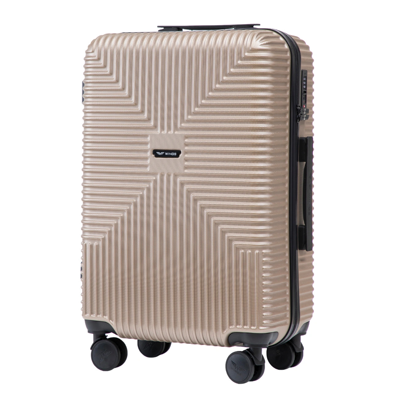 Komplet 3 walizek WINGS PC ECO CHAMPAGNE JACKDAW COLLECTION