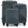 Komplekt 3 kohvrit WINGS PC ECO JACKDAW TUME ROHELINE