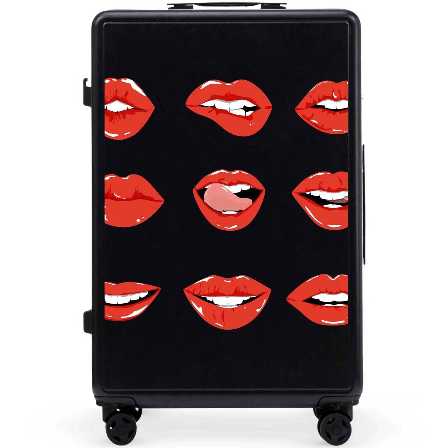 Walizka duża Wings ABS+ 28" Customized BLACK LIPS customized