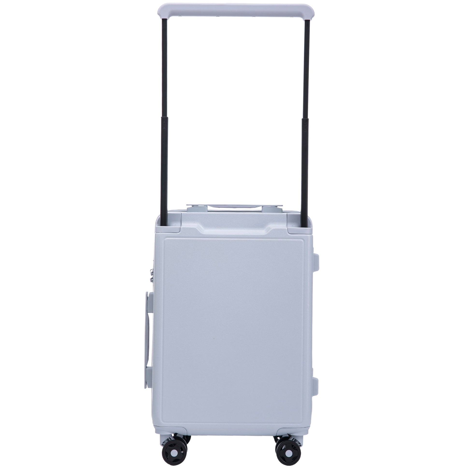 Kabínová walizka Wings ABS+ 20" Customized PASTEL BLUE FLOWER