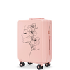 Кабинен куфар Wings ABS+ 20" Персонализиран МЕК РОЗОВ ЦВЯТ
