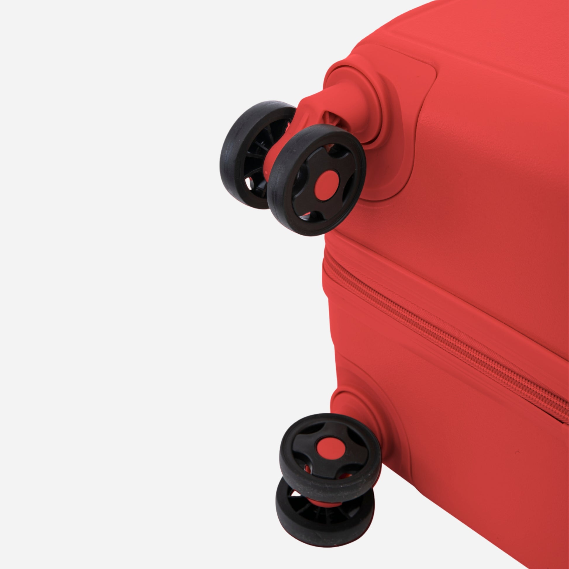 Кабинен куфар Wings ABS+ 20" Персонализиран ЧЕРВЕН ЦВЯТ