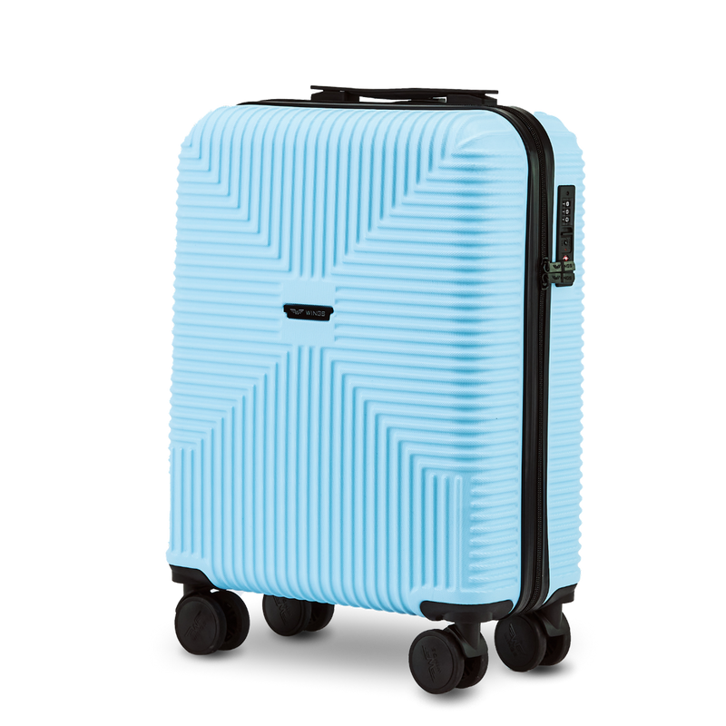 Kabinový kufr WINGS PC ECO JACKDAW 20" SVĚTLE MODRÝ