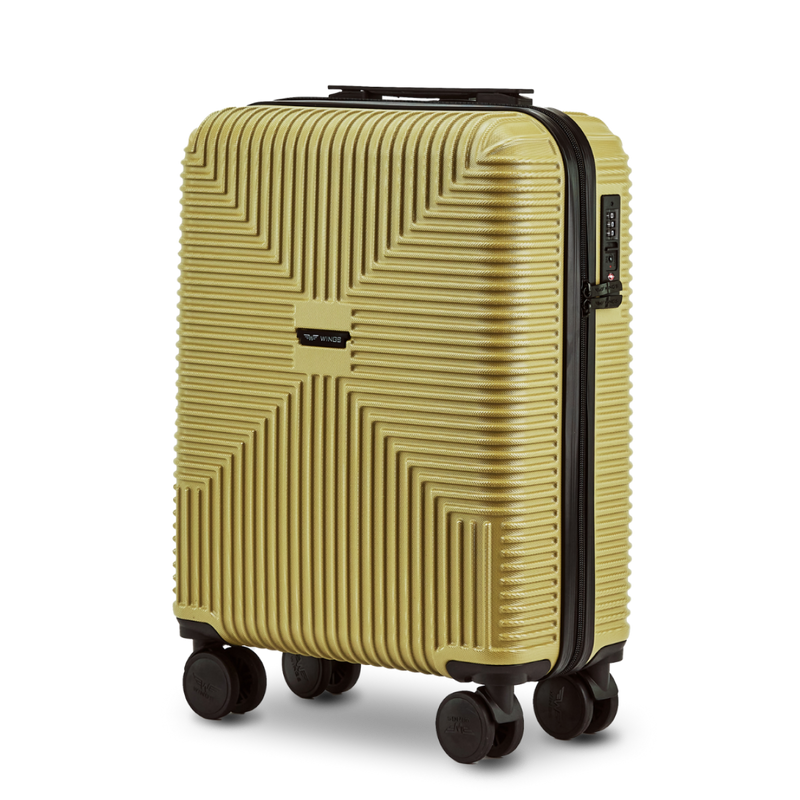 Kabinový kufr WINGS PC ECO JACKDAW 20" ČAJOVĚ ZELENÝ