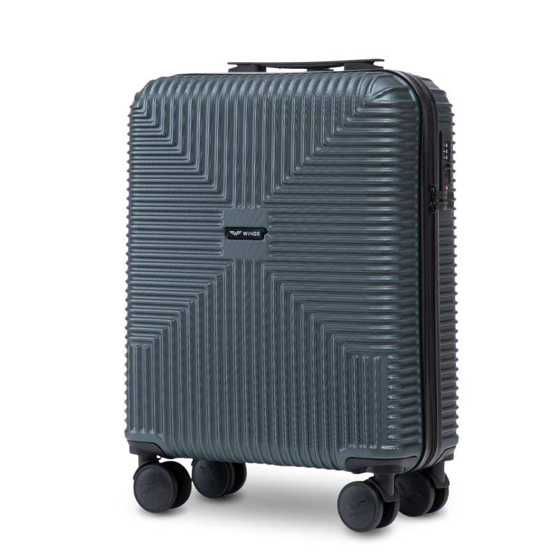 Kabinový kufr WINGS PC ECO JACKDAW 20" TMAVĚ ZELENÝ