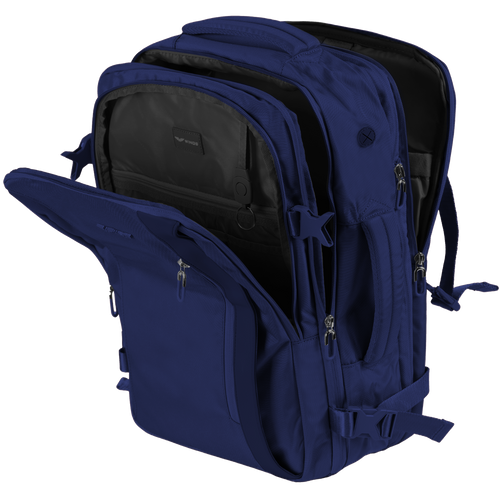 WINGS Multifunkčný batoh SKYLARK rozšíriteľný – modrý