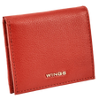 Piccolo portafoglio da donna WINGS in pelle naturale Rosso