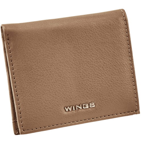 Malá dámska peňaženka WINGS z prírodnej kože BEIGE