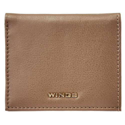 Malá dámska peňaženka WINGS z prírodnej kože BEIGE