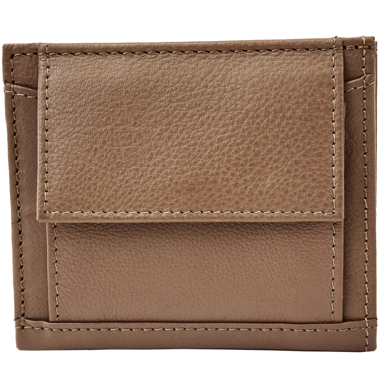 Mały portfel damski WINGS ze skóry naturalnej BEIGE LEATHER COLLECTION