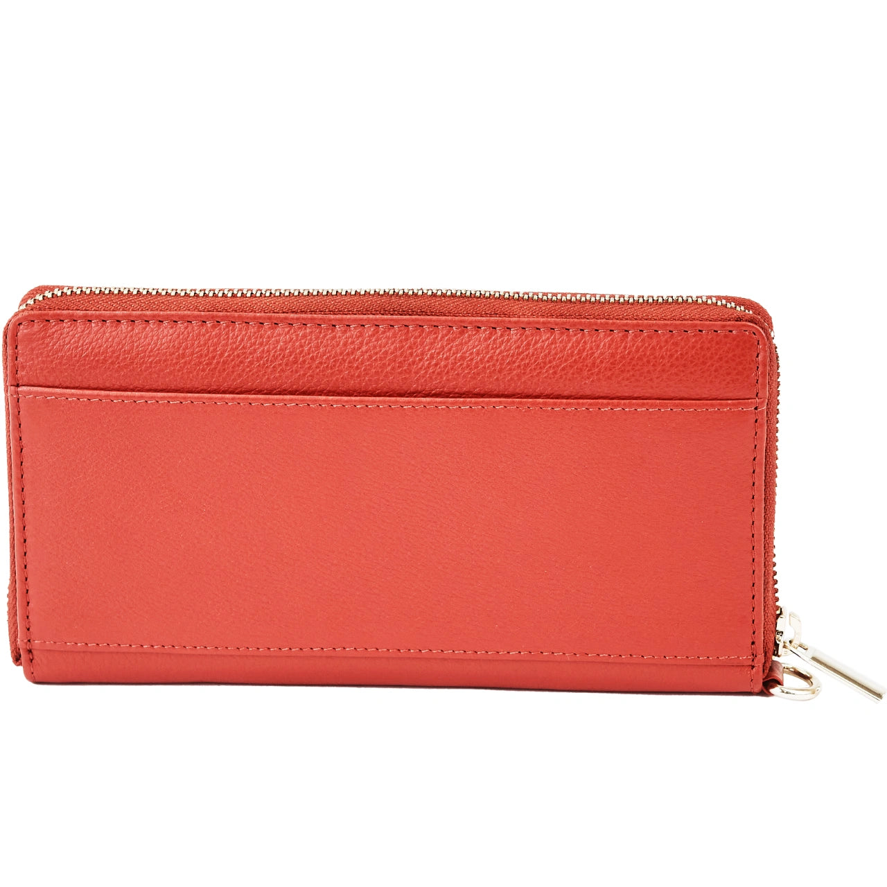 Damski portfel skórzany z paskiem na nadgarstek WINGS RED LEATHER COLLECTION
