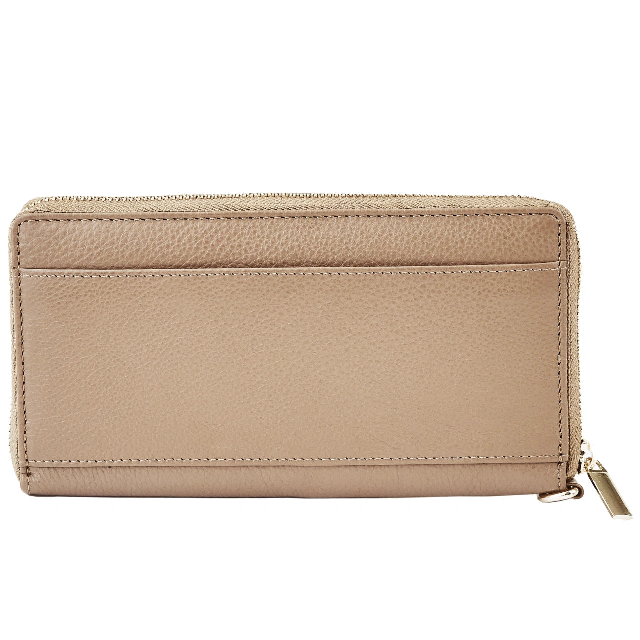 Damski portfel skórzany z paskiem na nadgarstek WINGS BEIGE LEATHER COLLECTION