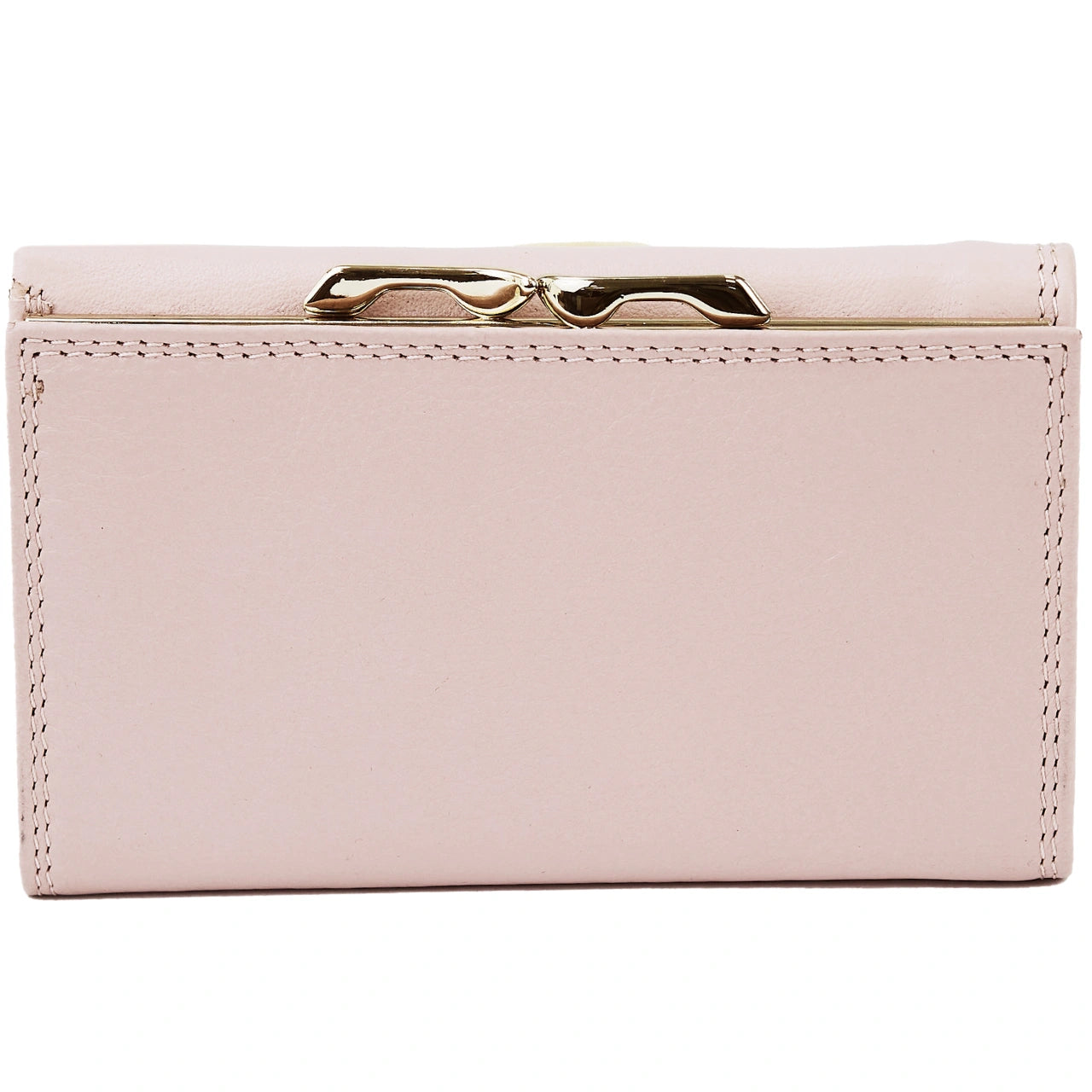 Damski portfel skórzany WINGS z ochroną RFID o pojemnym wnętrzu PINK LEATHER COLLECTION