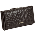 Dámska kožená peňaženka WINGS s ochranou RFID CROCO BLACK
