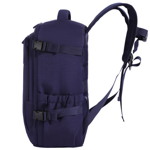 Kabinkový batoh WING příruční zavazadlo Ryanair a Wizz Air, lehký cestovní batoh MODRÝ