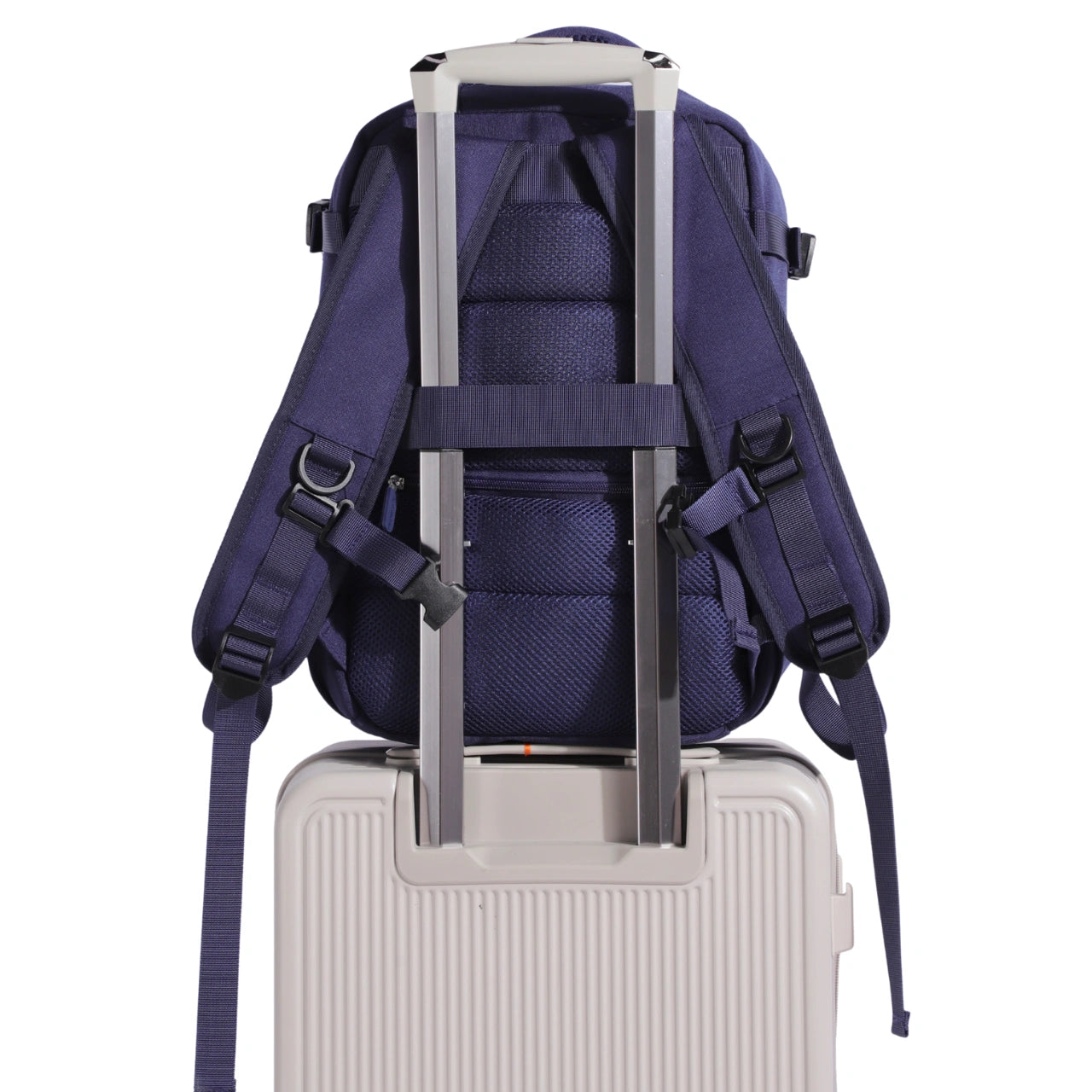 Kabinkový batoh WING příruční zavazadlo Ryanair a Wizz Air, lehký cestovní batoh MODRÝ