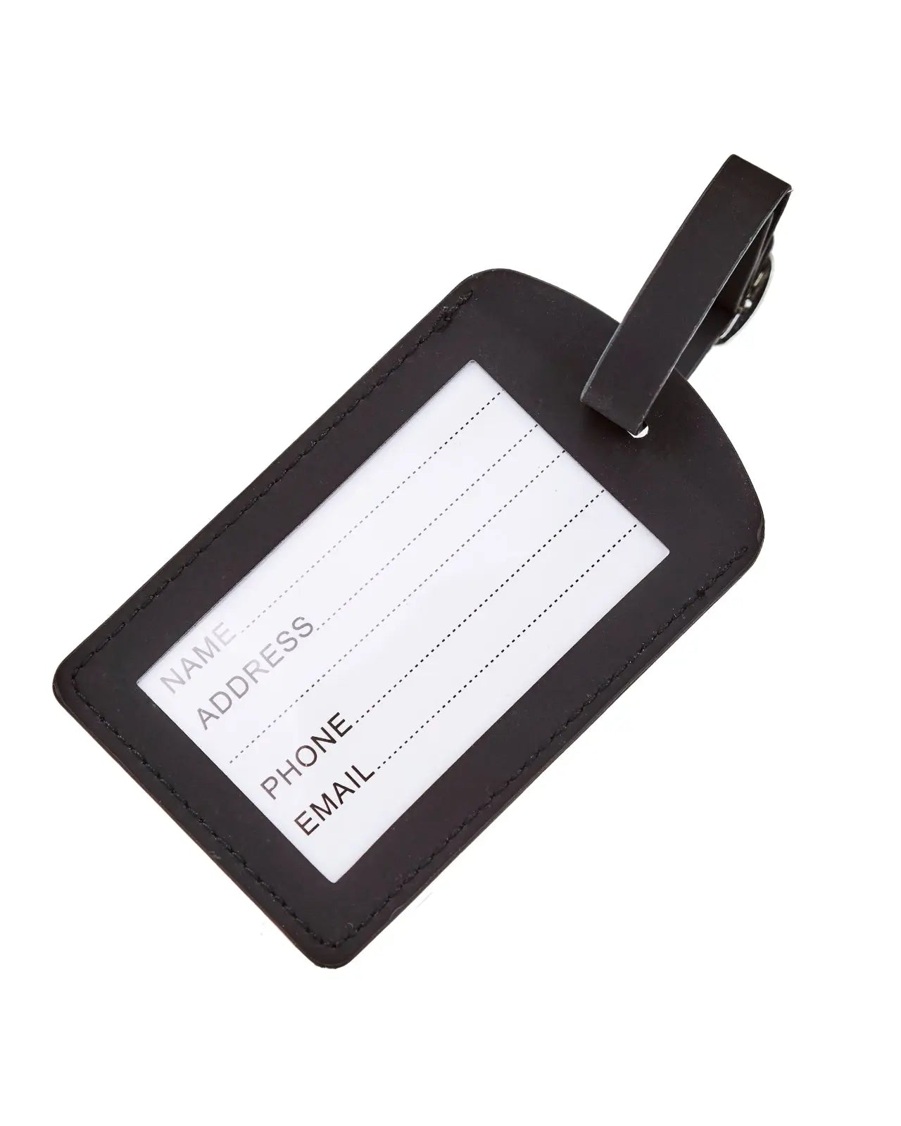 WINGS luggage tag WINGS suitcase tag BLACK - WINGSBRAND
