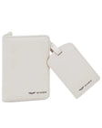Portapassaporto e etichetta identificativa per bagagli - elegante set da viaggio in pelle PU BEIGE