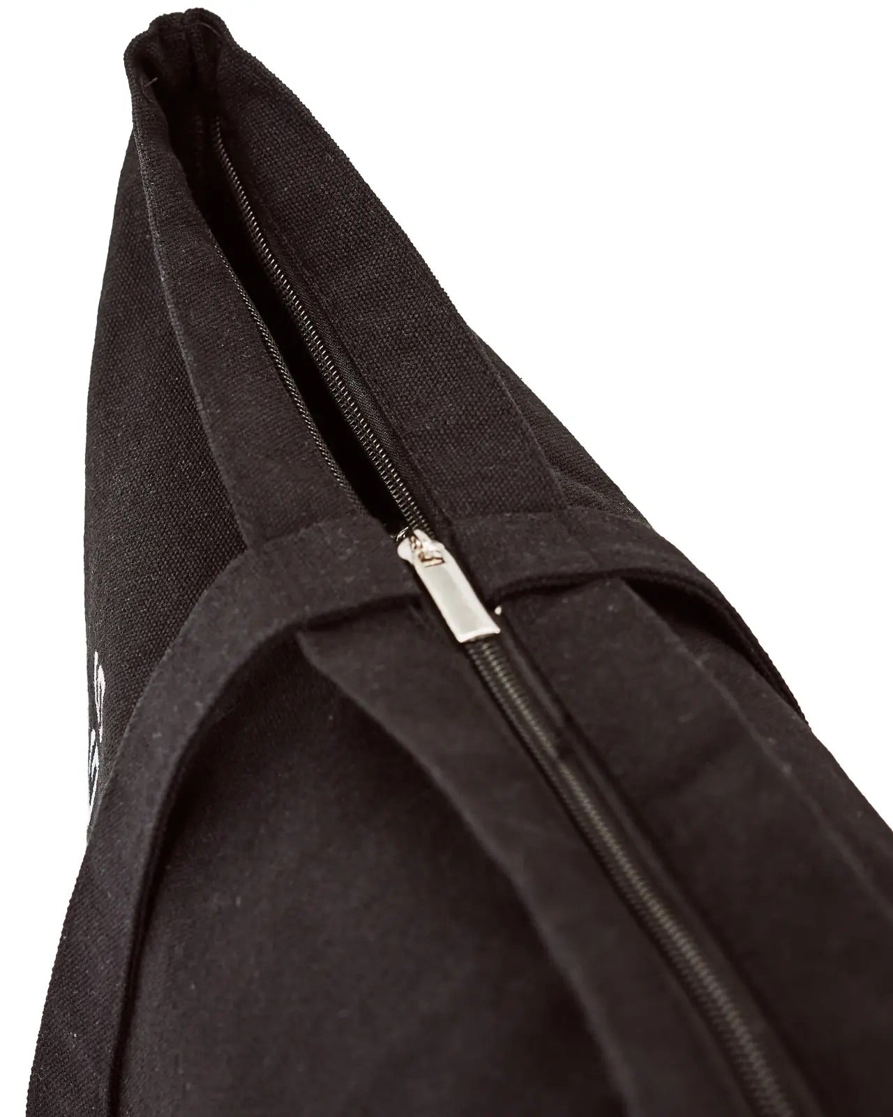 Τσάντα shopper από καμβά WINGS BLACK