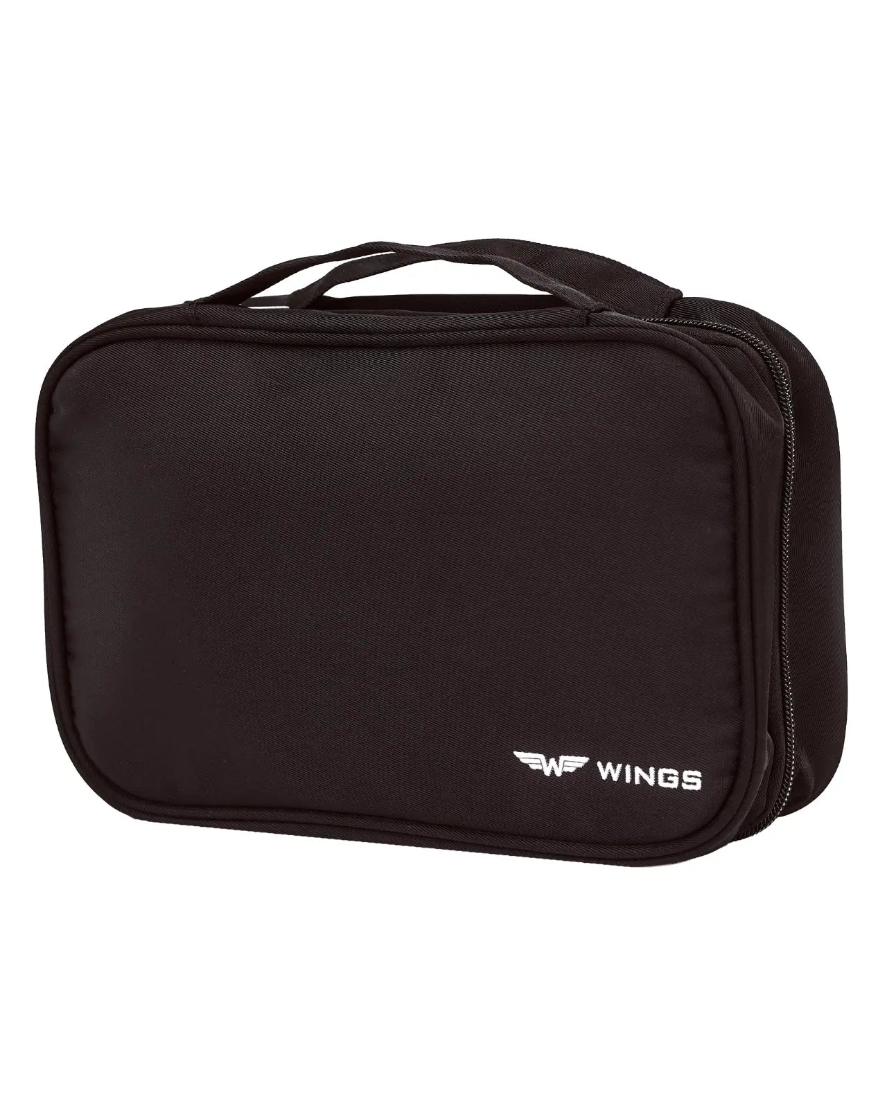 Składana kosmetyczka WINGS z wieszaczkiem BLACK TRAVEL MUST HAVE