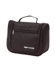 Foldable travel toiletry bag BLACK