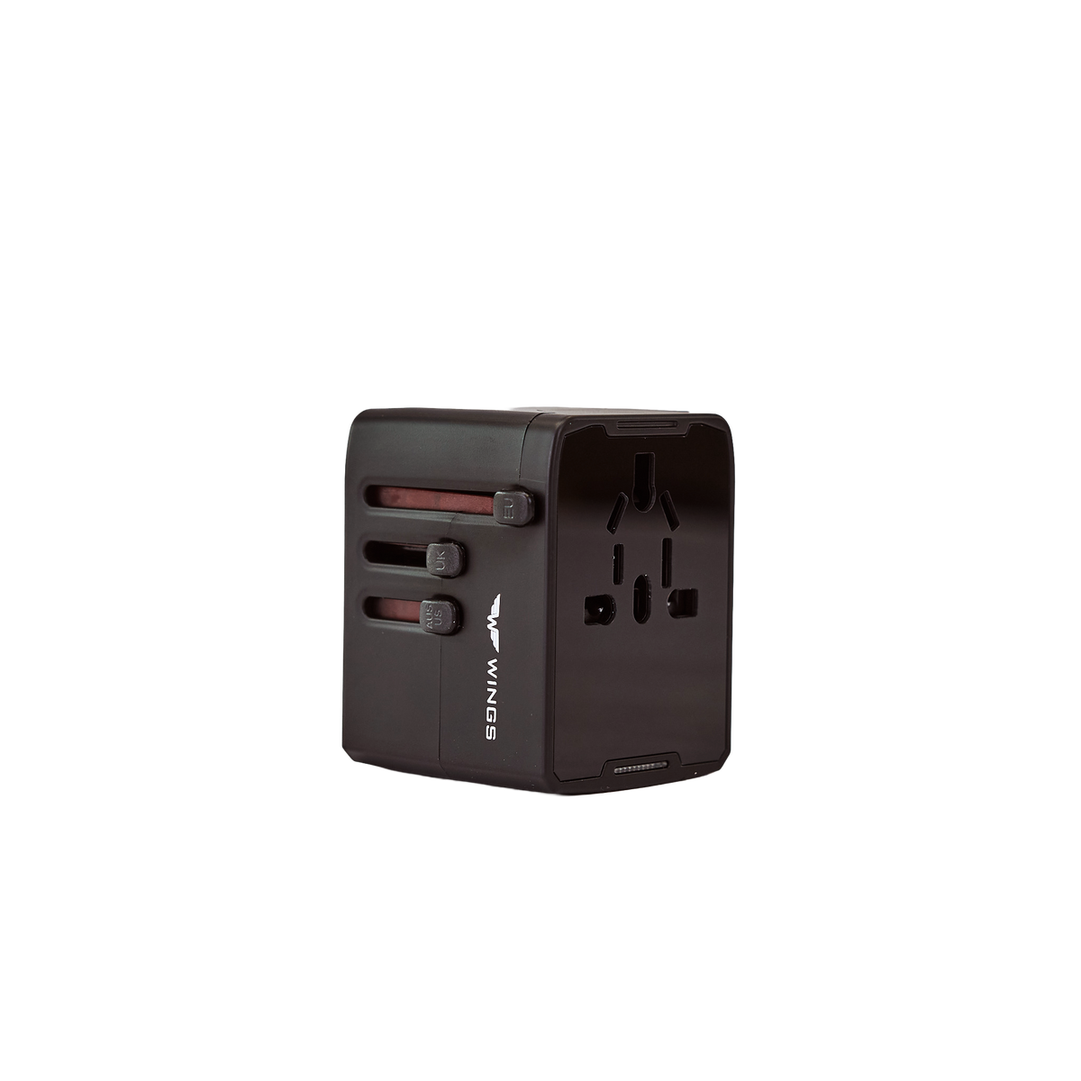 Дорожній адаптер для розеток EU US AUS UK USB WINGS