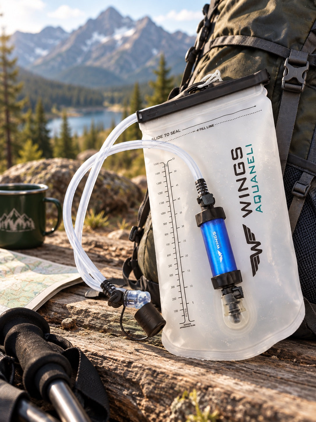 Cestovní filtr pro WINGS AQUANELI Waterbag