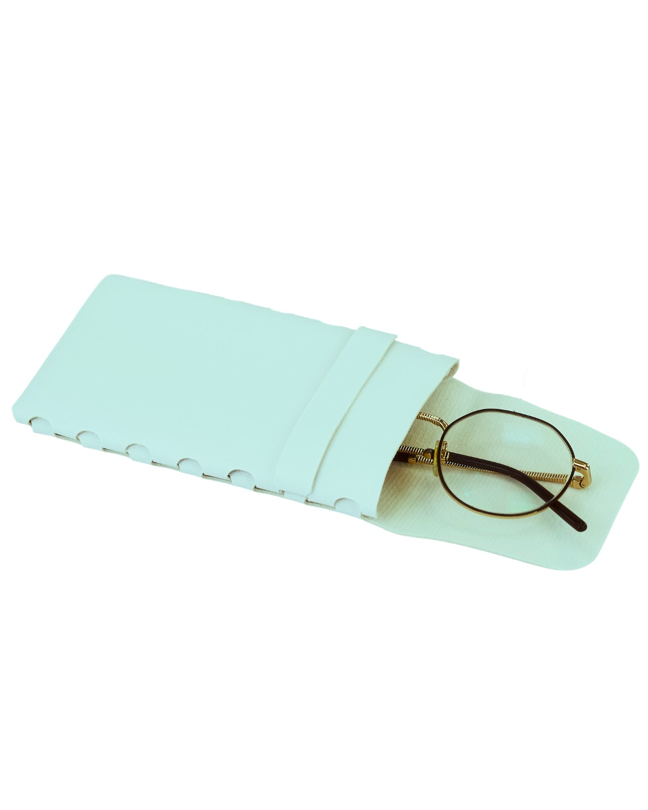Pokrowiec na okulary WINGS zamykany na klapkę - BLUISH GREY TRAVEL MUST HAVE