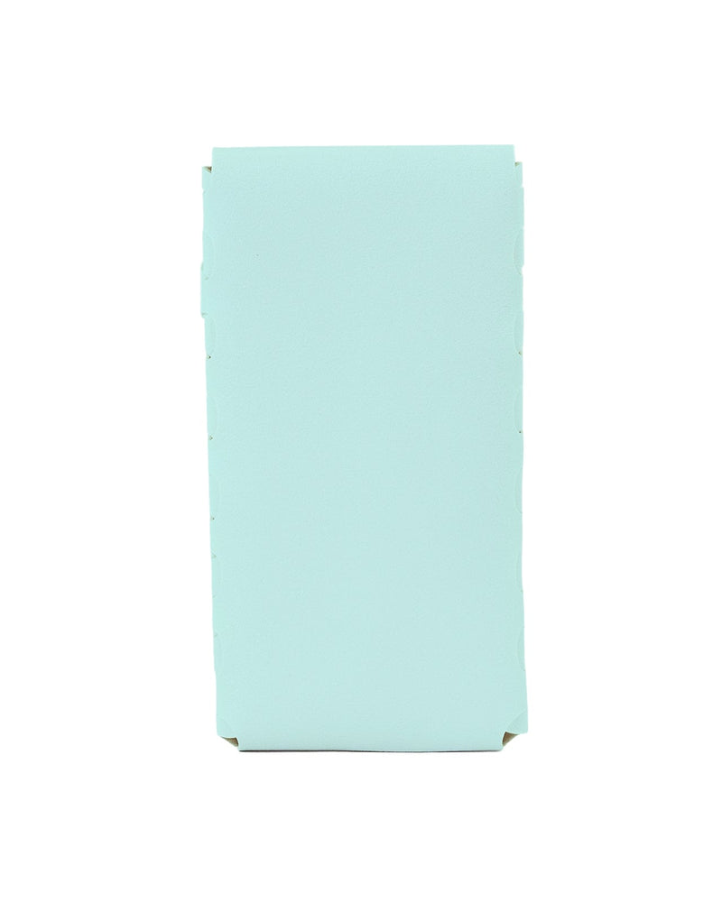 WINGS  eyeglass case with flap closure - BLUISH GREY