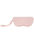 Silicone glasses case with strap WINGS - PINK
