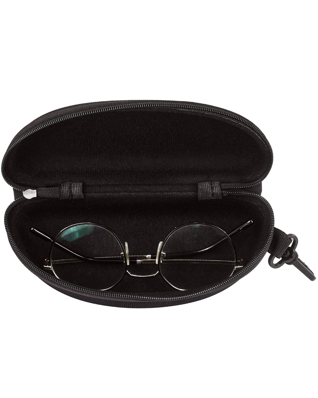 Materiałowy futerał WINGS na okulary - BLACK TRAVEL MUST HAVE