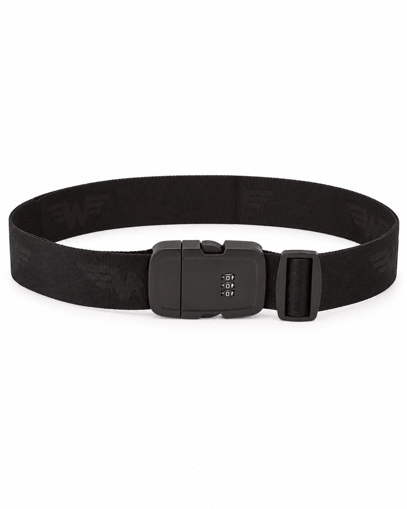 Luggage security strap with combination lock WINGS BLACK