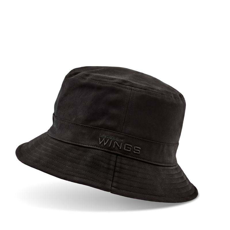 Bucket Hat WINGS UNLEASH cotton hat BLACK