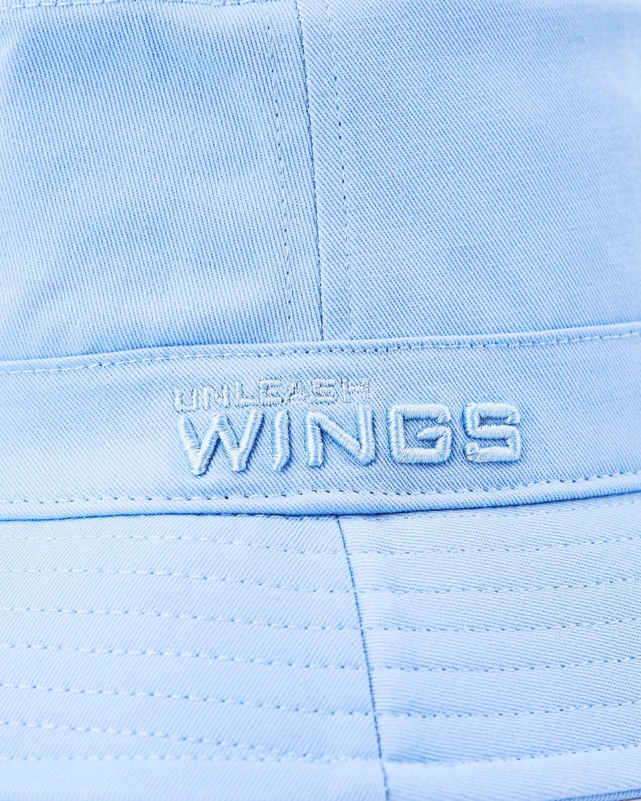 Bucket Hat WINGS UNLEASH bavlněný klobouk PASTEL BLUE