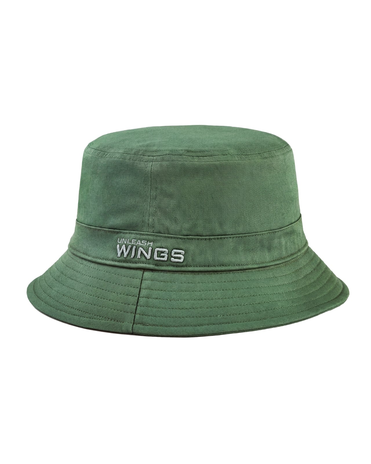 Bucket Hat WINGS UNLEASH bavlněný klobouk ARMY GREEN