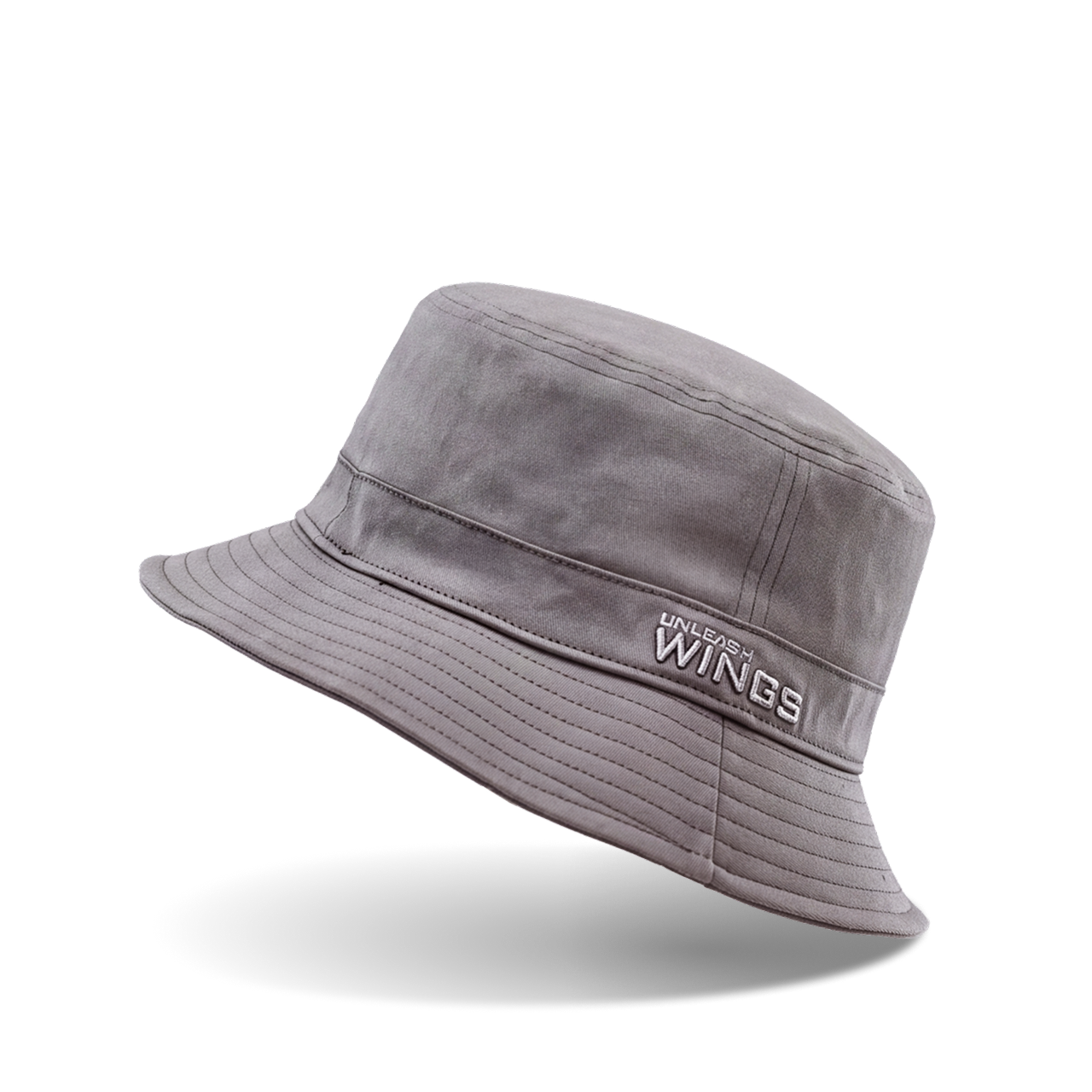 Bucket Hat WINGS UNLEASH bomuldshat GRÅ