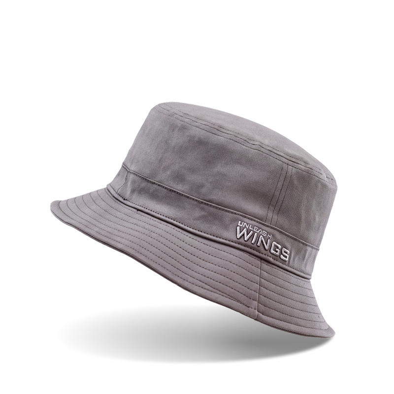 Bucket Hat WINGS UNLEASH cotton hat GREY