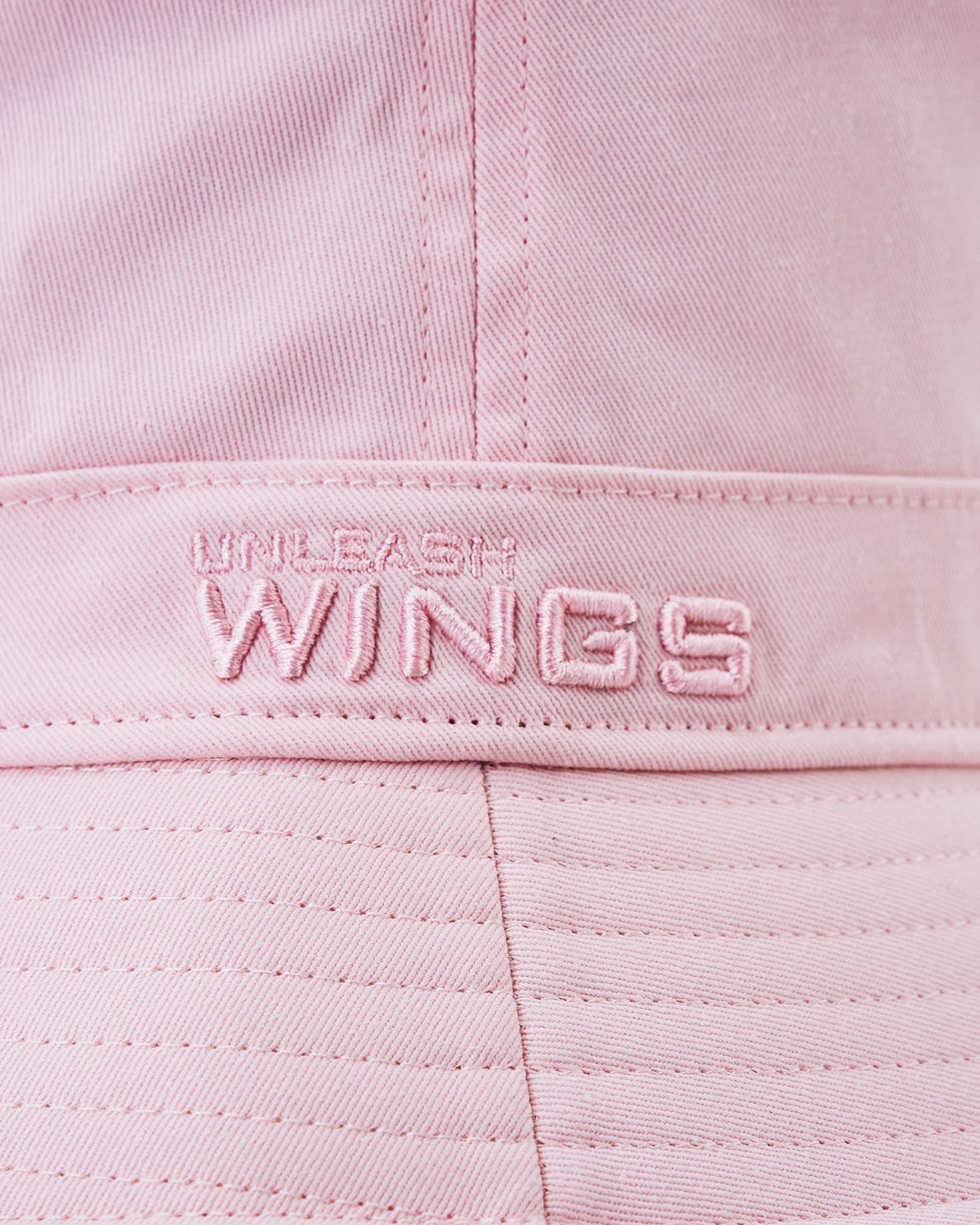 Bucket Hat WINGS UNLEASH cotton hat PINK
