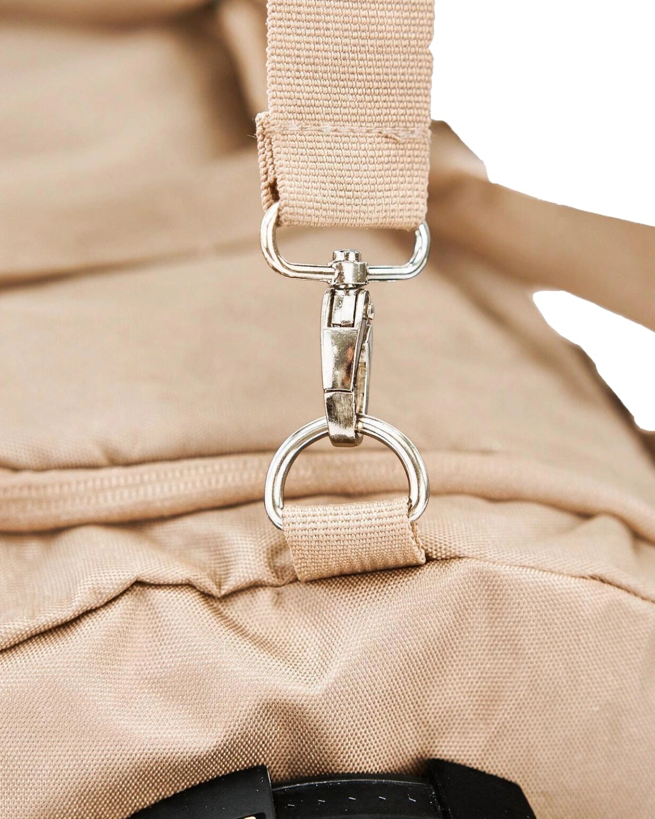 Borsa sportiva da viaggio WINGS per palestra con scomparto per scarpe BEIGE