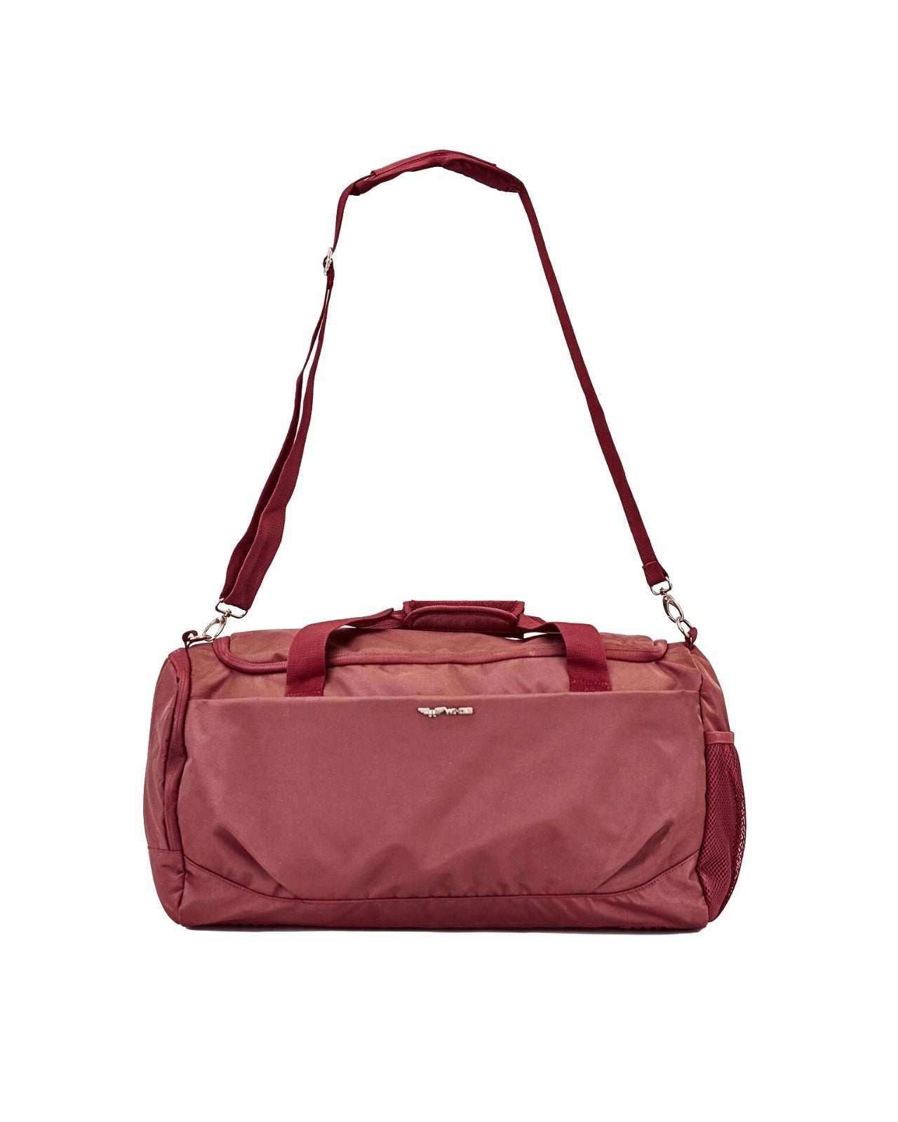 WINGS MAROON travel sports bag for the gym with a shoe compartment