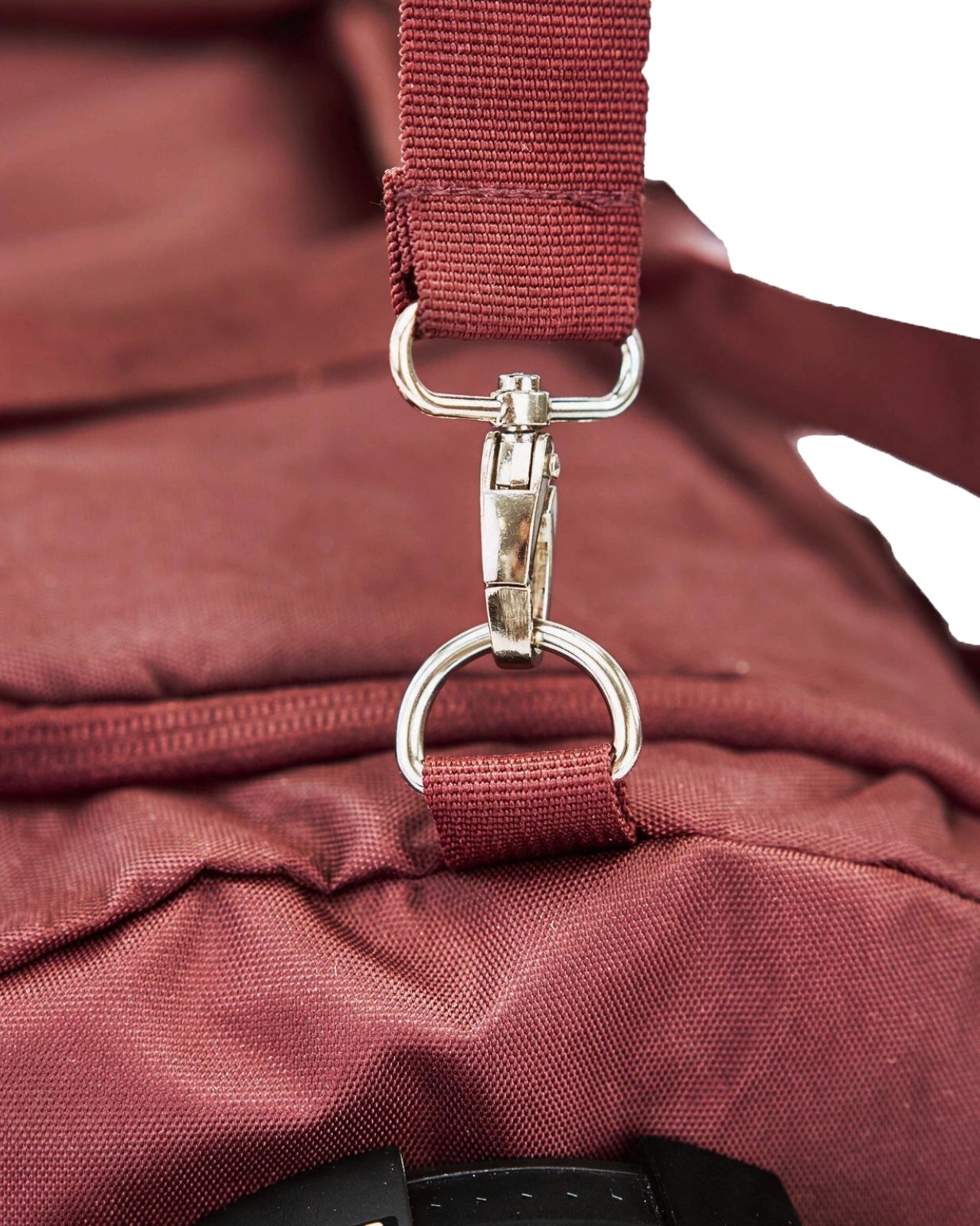 WINGS MAROON travel sports bag for the gym with a shoe compartment
