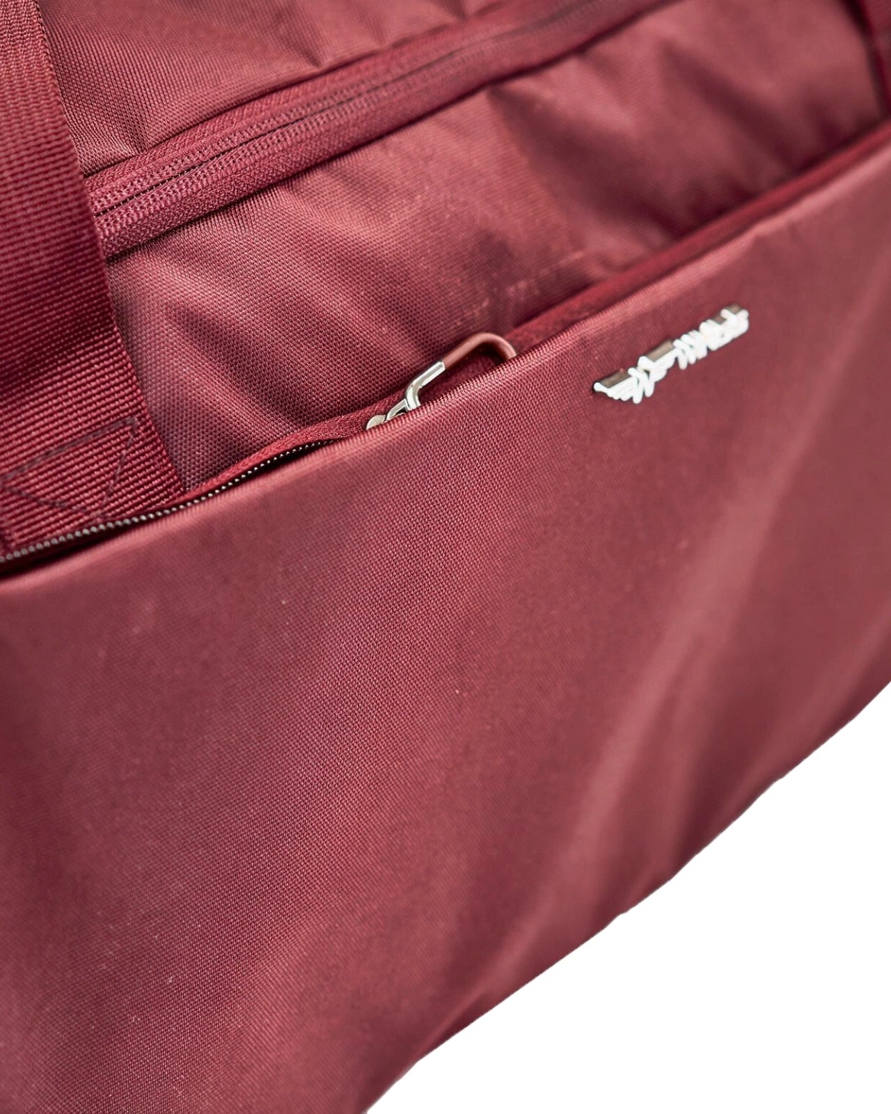 WINGS MAROON travel sports bag for the gym with a shoe compartment