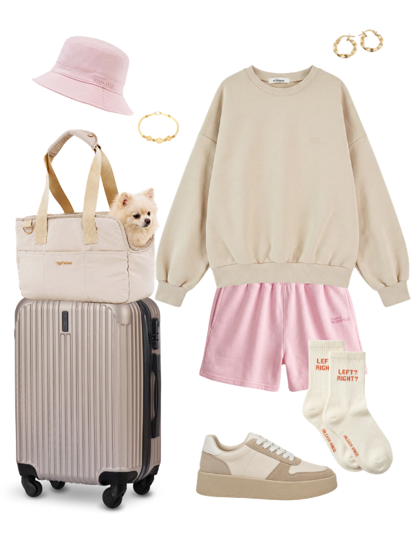 Beige & Pink