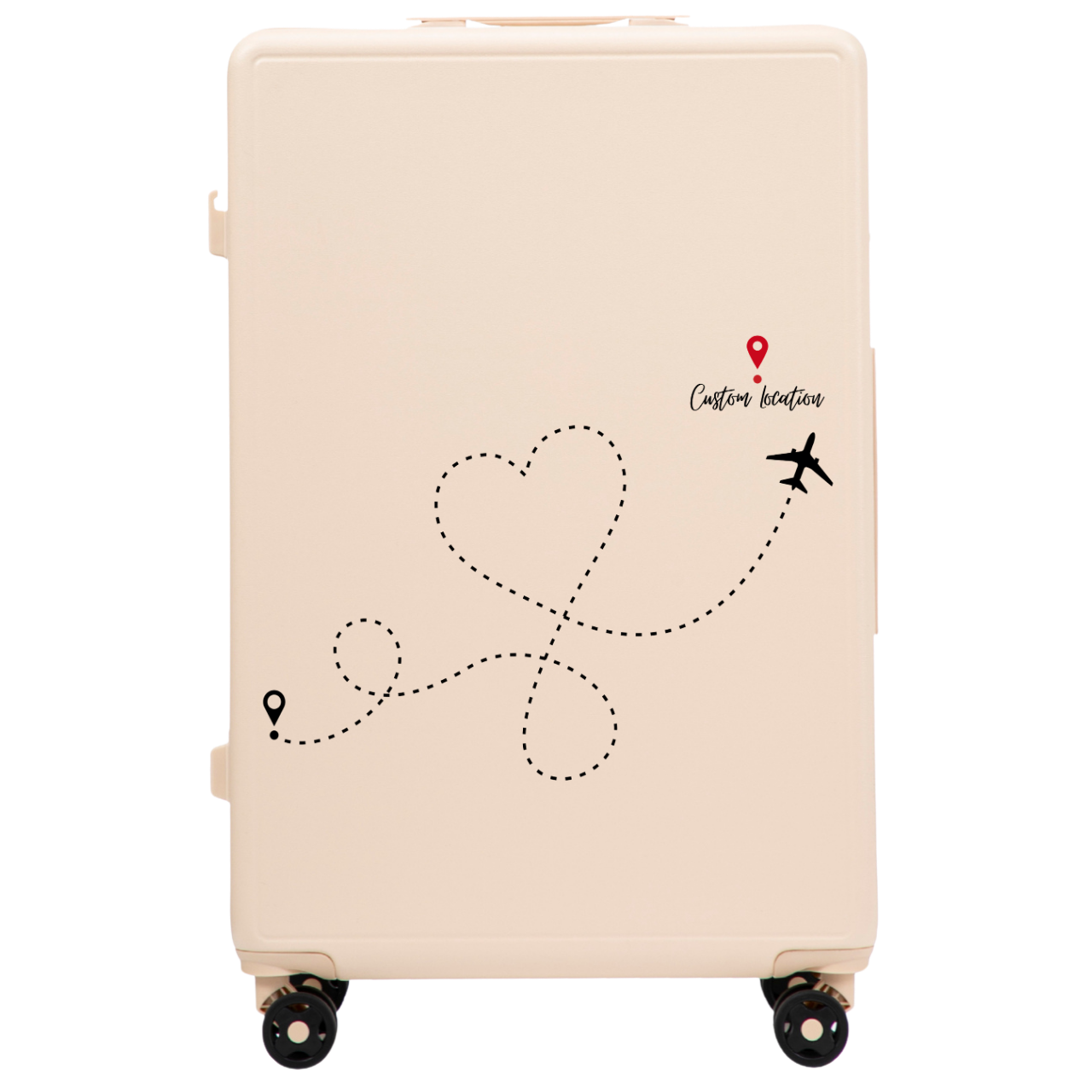 Velký kufr Wings ABS+ 28" Customized DIRTY WHITE TRAVEL