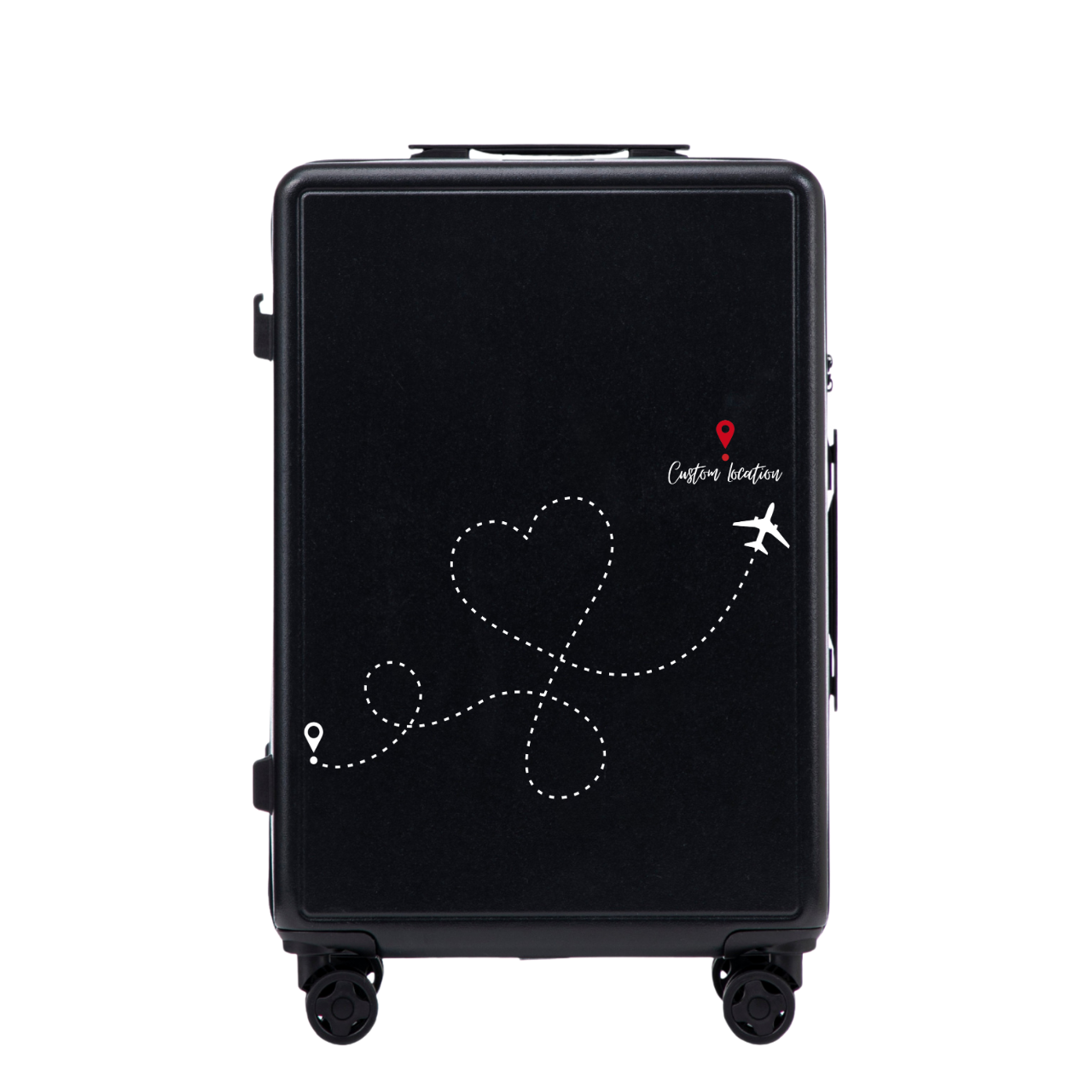 Valigia media Wings ABS+ 24" Personalizzata NERA TRAVEL